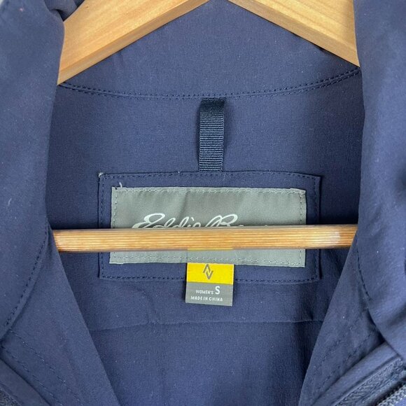 Eddie Bauer Womens Atlas Vest Blue Waist Length Full Zip Pockets Travel S - Picture 5 of 5